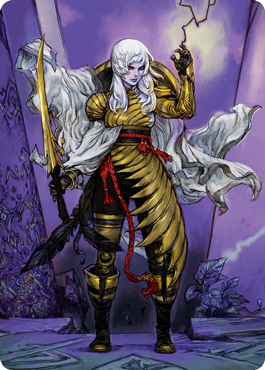 The Wandering Emperor 1 Art Card [Kamigawa: Neon Dynasty Art Series]-1