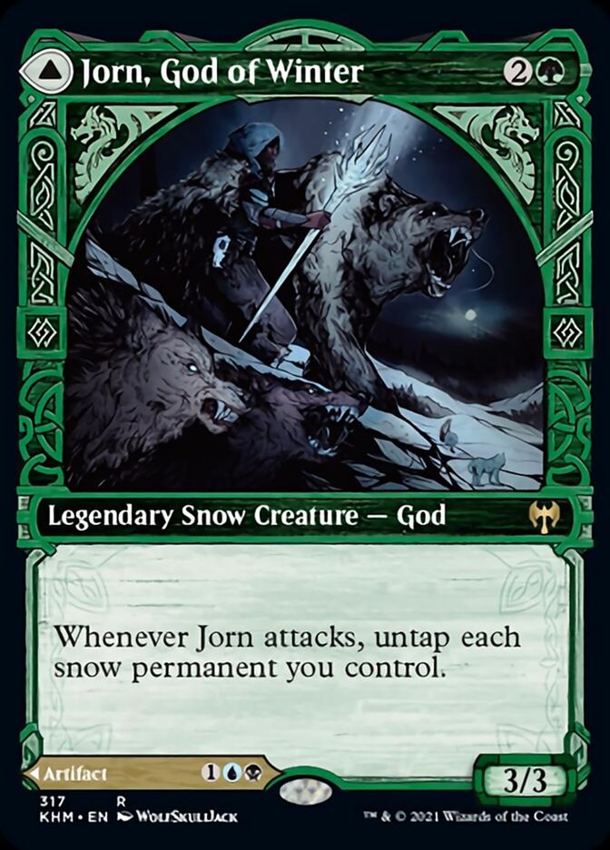 Jorn, God of Winter // Kaldring, the Rimestaff (Showcase) [Kaldheim]-1