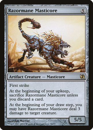 Razormane Masticore [Duel Decks: Elspeth vs. Tezzeret]-1
