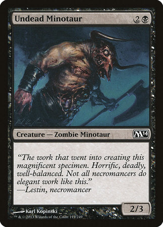 Undead Minotaur [Magic 2014]-1