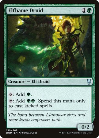 Elfhame Druid [Dominaria]-1