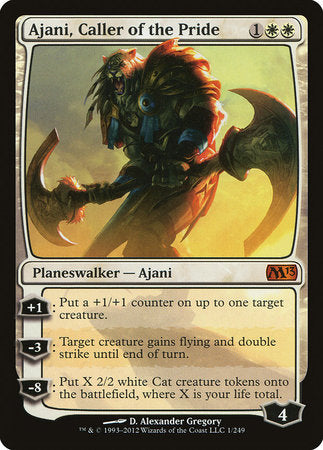 Ajani, Caller of the Pride [Magic 2013]-1