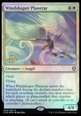 Windshaper Planetar [Commander Legends: Battle for Baldur's Gate Prerelease Promos]-1