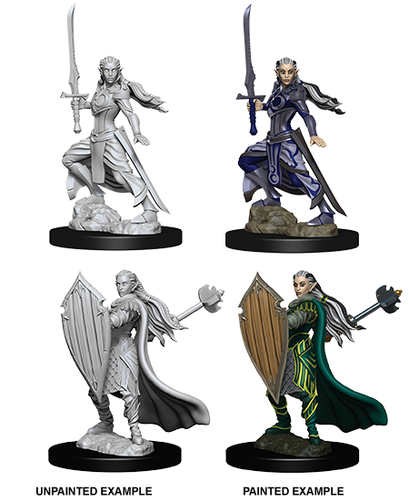 D&D Nolzurs Marvelous Unpainted Miniatures Female Elf Paladin-1