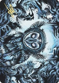 Vega, the Watcher Art Card (Gold-Stamped Signature) [Kaldheim Art Series]-1
