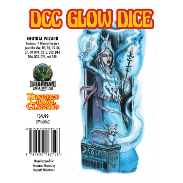 Dungeon Crawl Classics Glow Dice - Neutral Wizard-1