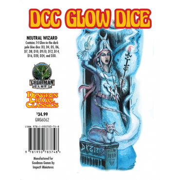 Dungeon Crawl Classics Glow Dice - Neutral Wizard