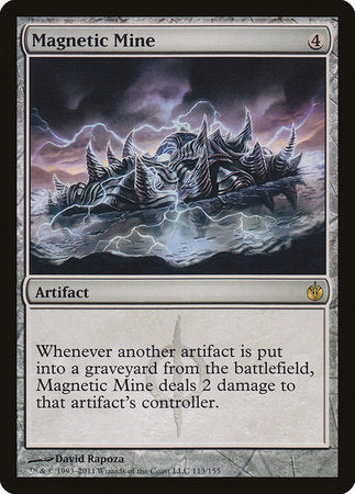 Magnetic Mine [Mirrodin Besieged]-1