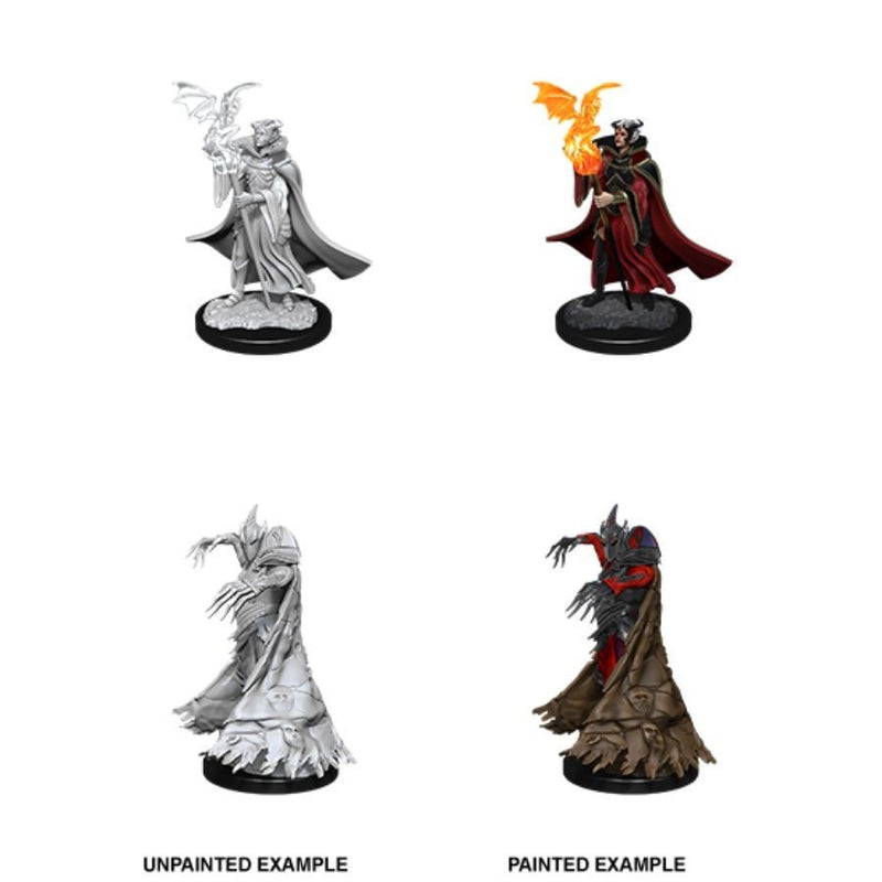 Pathfinder Deep Cuts Unpainted Miniatures Cultist & Devil-1