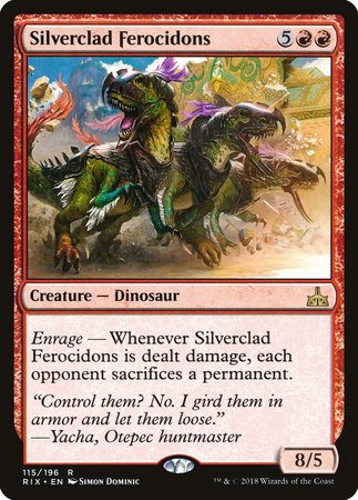 Silverclad Ferocidons [Rivals of Ixalan]-1