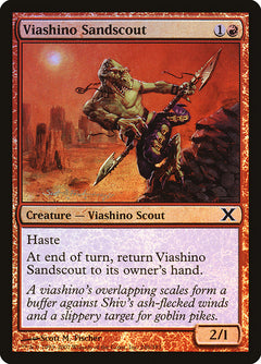 Viashino Sandscout (Premium Foil) [Tenth Edition]-1
