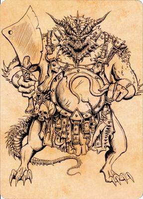 Thrakkus the Butcher Art Card [Commander Legends: Battle for Baldur's Gate Art Series]-1