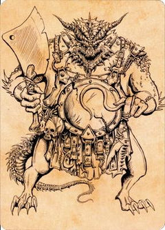 Thrakkus the Butcher Art Card [Commander Legends: Battle for Baldur's Gate Art Series]-1