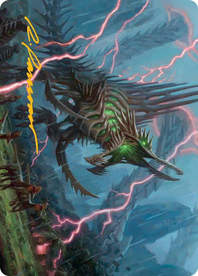 Etali, Primal Sickness Art Card (Gold-Stamped Signature) [March of the Machine Art Series]-1
