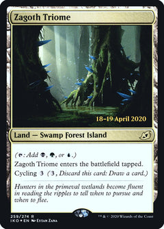 Zagoth Triome [Ikoria: Lair of Behemoths Prerelease Promos]-1