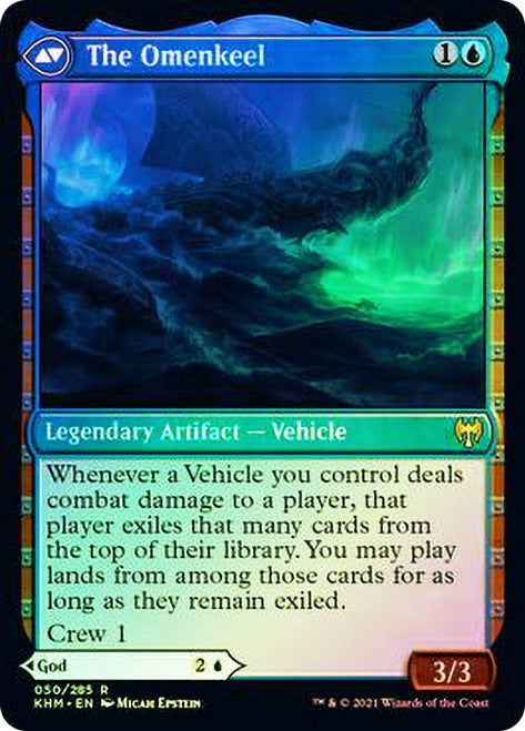 Cosima, God of the Voyage // The Omenkeel [Kaldheim Prerelease Promos]-2