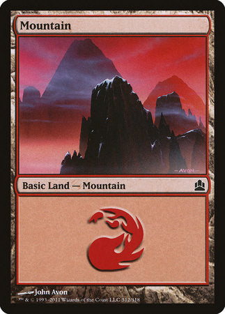 Mountain (312) [Commander 2011]-1