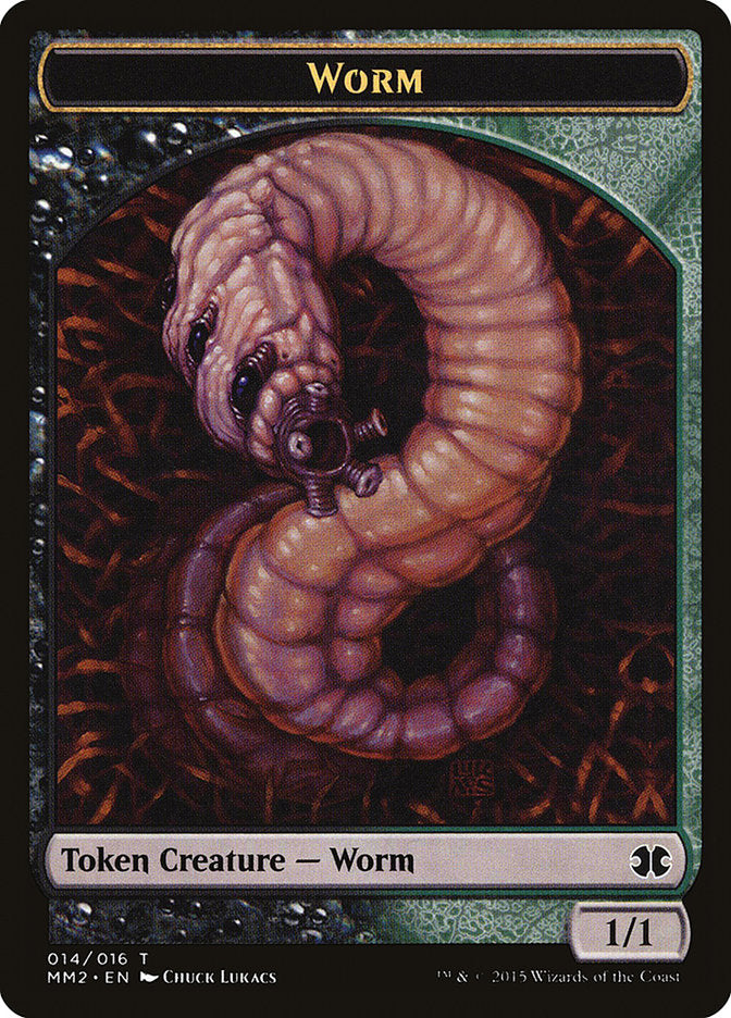 Worm Token [Modern Masters 2015 Tokens]-1