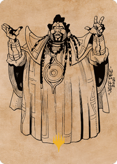 Alaundo the Seer Art Card (Gold-Stamped Signature) [Commander Legends: Battle for Baldur's Gate Art Series]-1