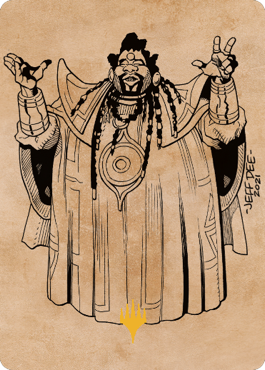 Alaundo the Seer Art Card (Gold-Stamped Signature) [Commander Legends: Battle for Baldur's Gate Art Series]-1