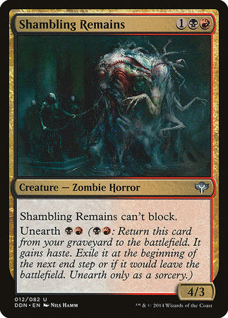 Shambling Remains [Duel Decks: Speed vs. Cunning]-1