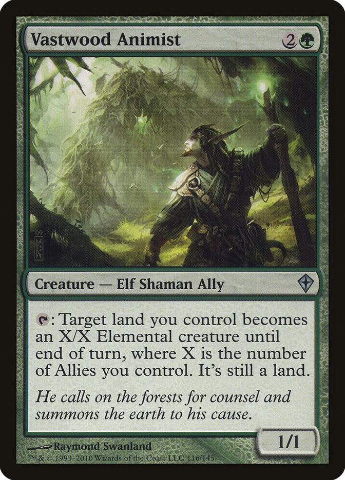Vastwood Animist [Worldwake]-1
