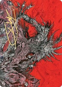 Varragoth, Bloodsky Sire Art Card (Gold-Stamped Signature) [Kaldheim Art Series]-1