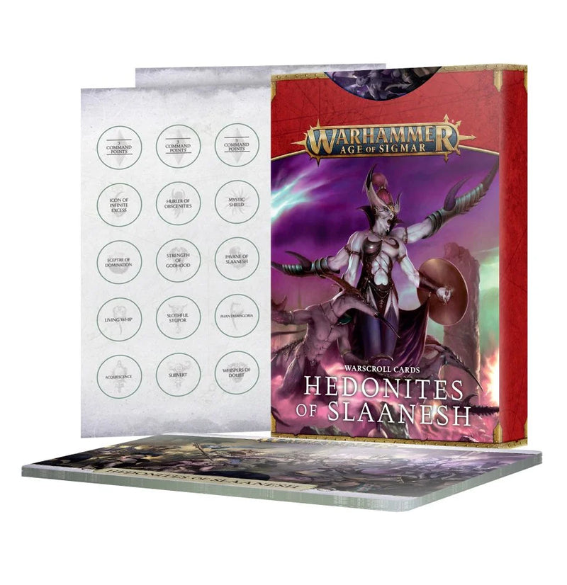 Warscroll Cards: Hedonites of Slaanesh-1