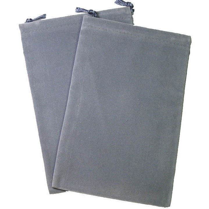 CHX 2391 Suedecloth Bag (L) - Grey-1