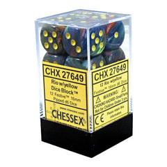CHX 27649 Festive 16mm d6 Rio/Yellow Block (12)-1