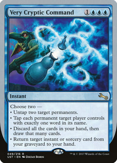 Very Cryptic Command (Untap) [Unstable]-1