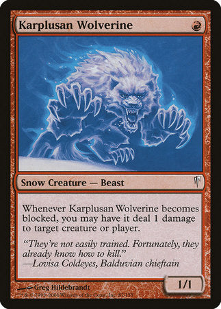 Karplusan Wolverine [Coldsnap]-1