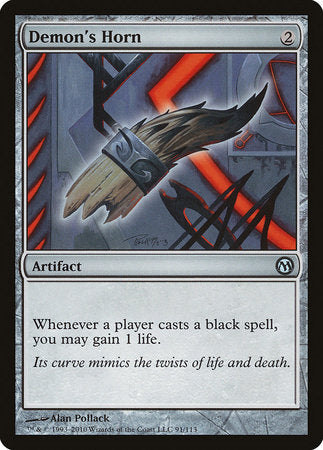 Demon's Horn [Duels of the Planeswalkers]-1