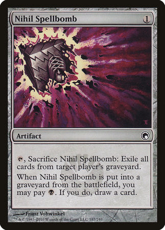 Nihil Spellbomb [Scars of Mirrodin]-1