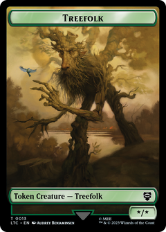 Treefolk // Food Token [The Lord of the Rings: Tales of Middle-Earth Commander Tokens]-1