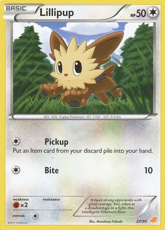 Lillipup (27/30) [Black & White: Trainer Kit - Excadrill]-1
