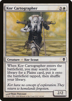 Kor Cartographer [Zendikar]-1