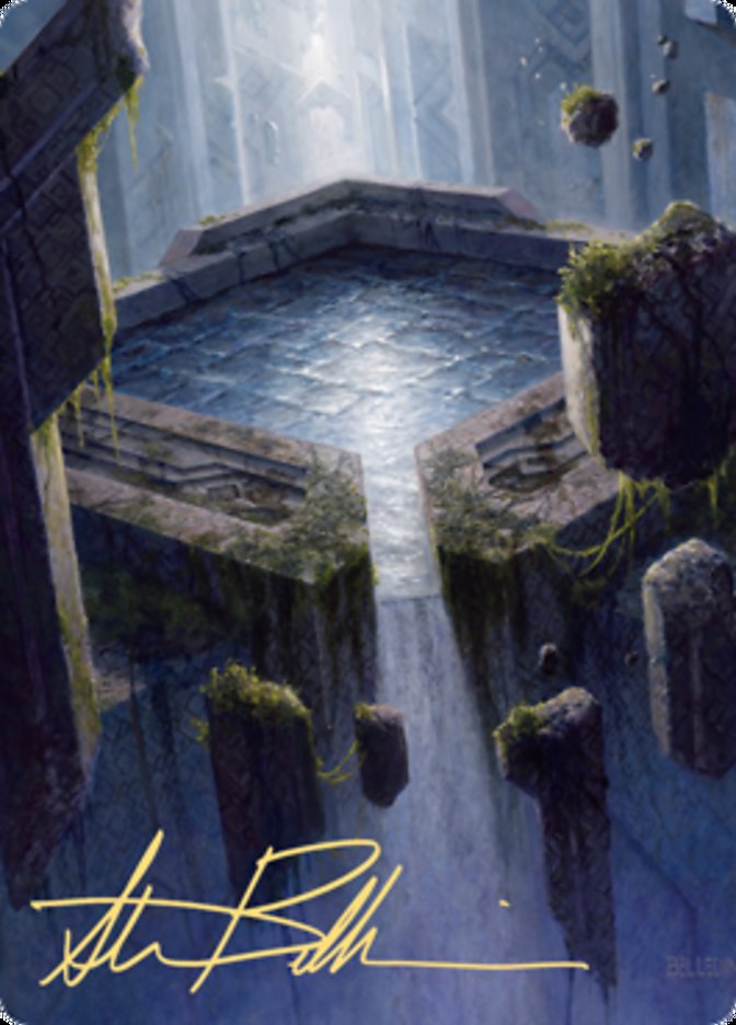 Morphic Pool Art Card (Gold-Stamped Signature) [Zendikar Rising Art Series]-1