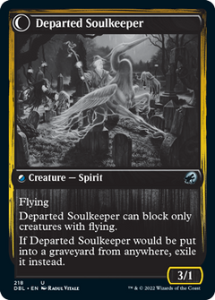Devoted Grafkeeper // Departed Soulkeeper [Innistrad: Double Feature]-2
