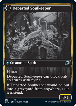Devoted Grafkeeper // Departed Soulkeeper [Innistrad: Double Feature]-2