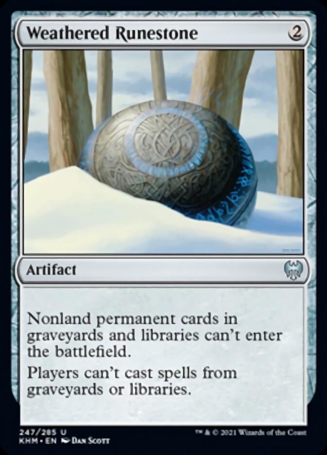Weathered Runestone [Kaldheim]-1