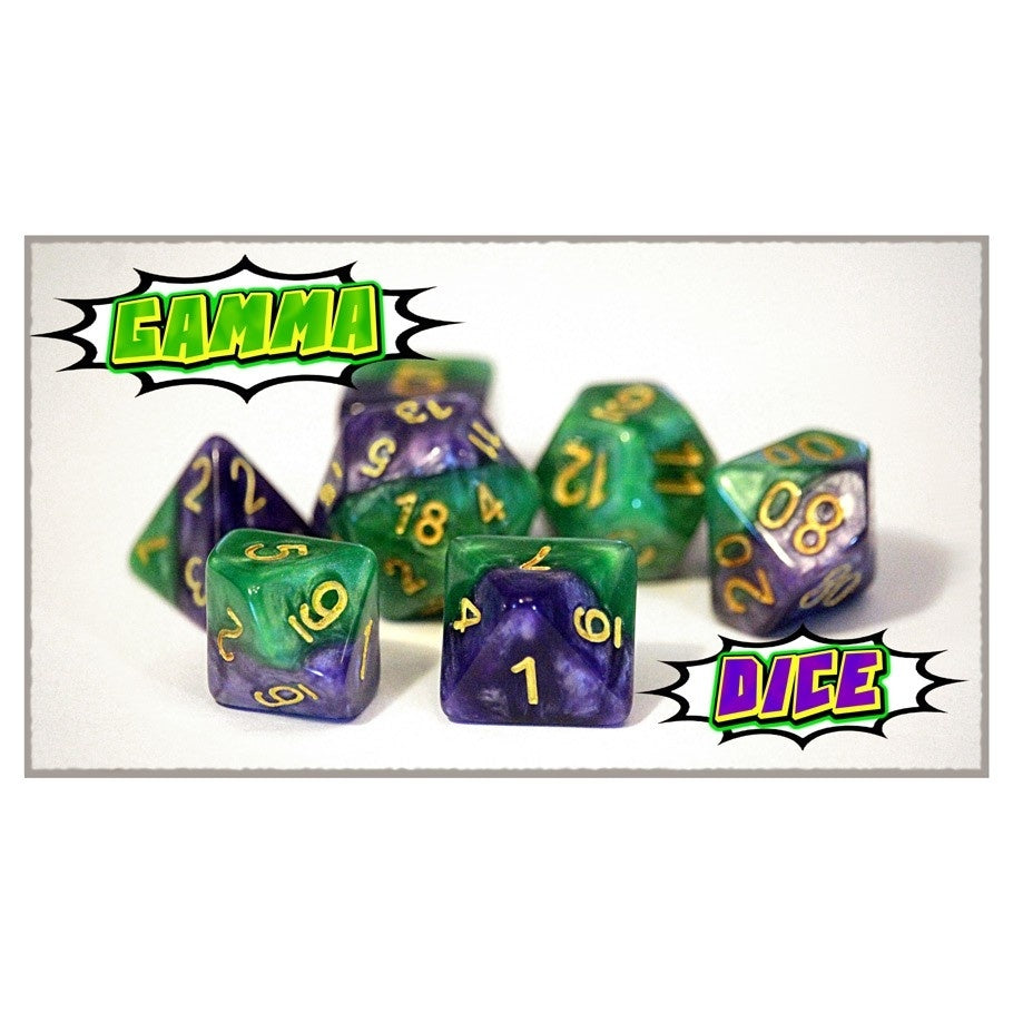 Halfsies Dice Gamma Set 7-1