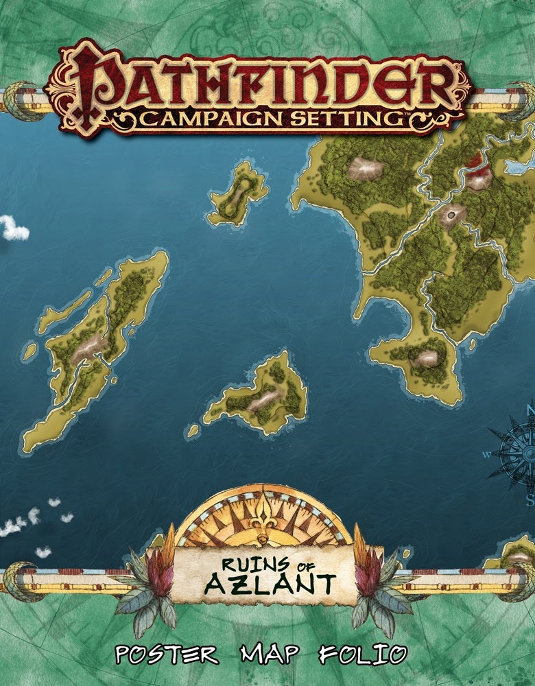 Pathfinder Campaign Setting Ruins of Azlant Poster Map-1