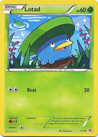 Lotad (11/30) [XY: Trainer Kit 2 - Latias]-1