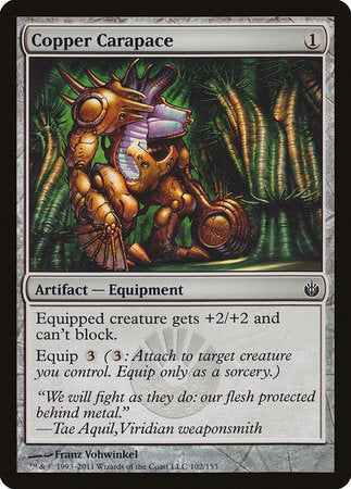 Copper Carapace [Mirrodin Besieged]-1