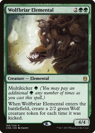 Wolfbriar Elemental [Commander Anthology]