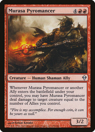 Murasa Pyromancer [Zendikar]-1