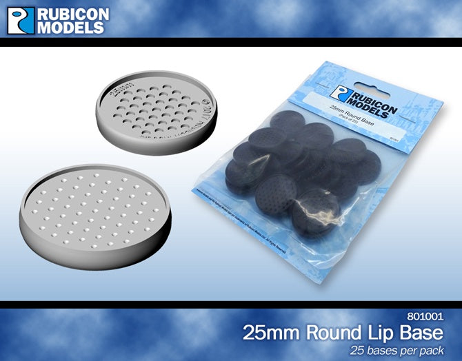 Rubicon 25mm Bases (25)