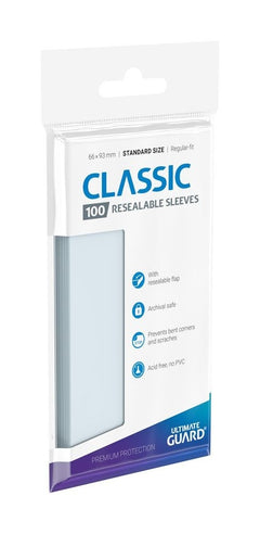 Ultimate Guard Classic Resealable Standard Sleeves (100)-1