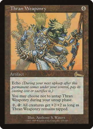 Thran Weaponry [Urza's Legacy]-1